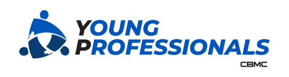 CBMC Young Professionals logo blue and black
