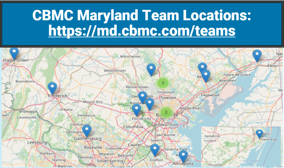 CBMC MD C3 Team Locations